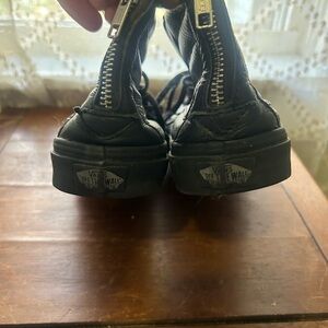 Vans Black Zippered High-Tops